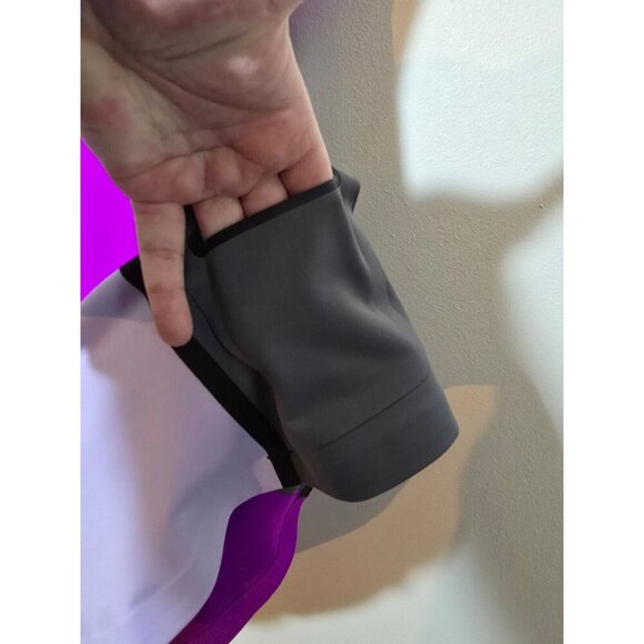 Title Nine Dress M Futurama Color Block Purple Athletic Athleisure Stretch Comfy - Picture 8 of 11